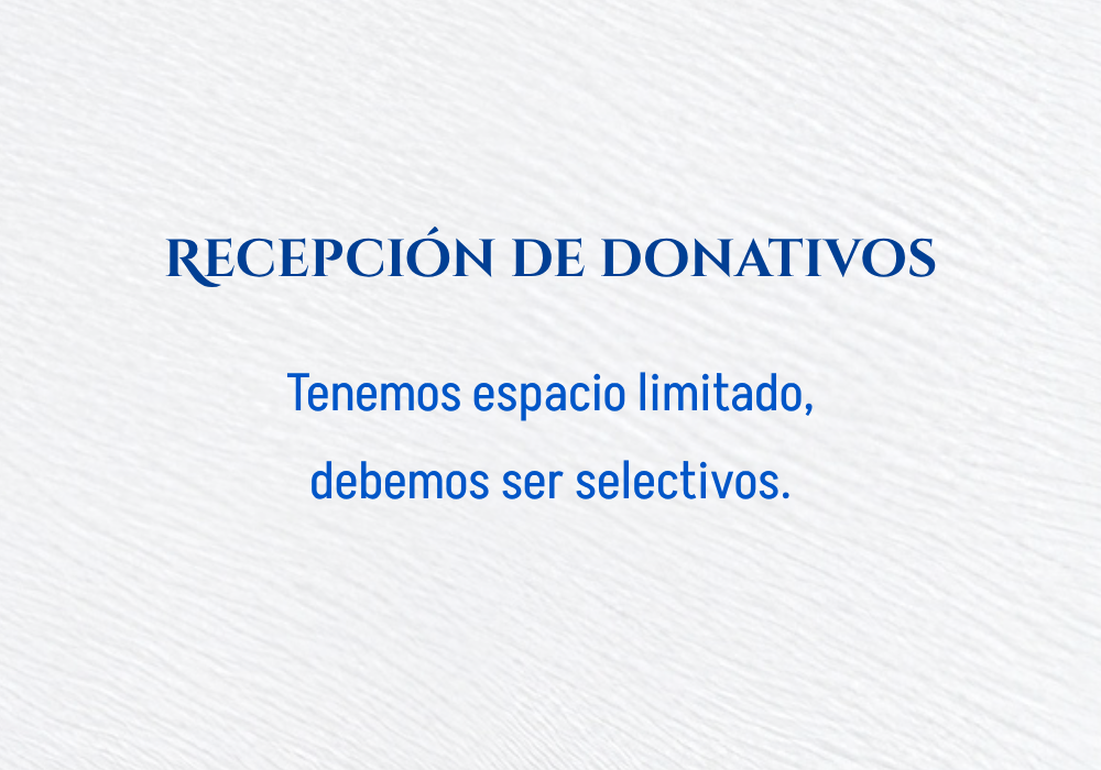 Donaciones a la biblioteca