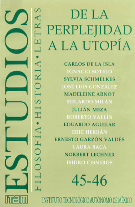 Portada de la revista estudios 45-46, verano 1996 - otoño 1996